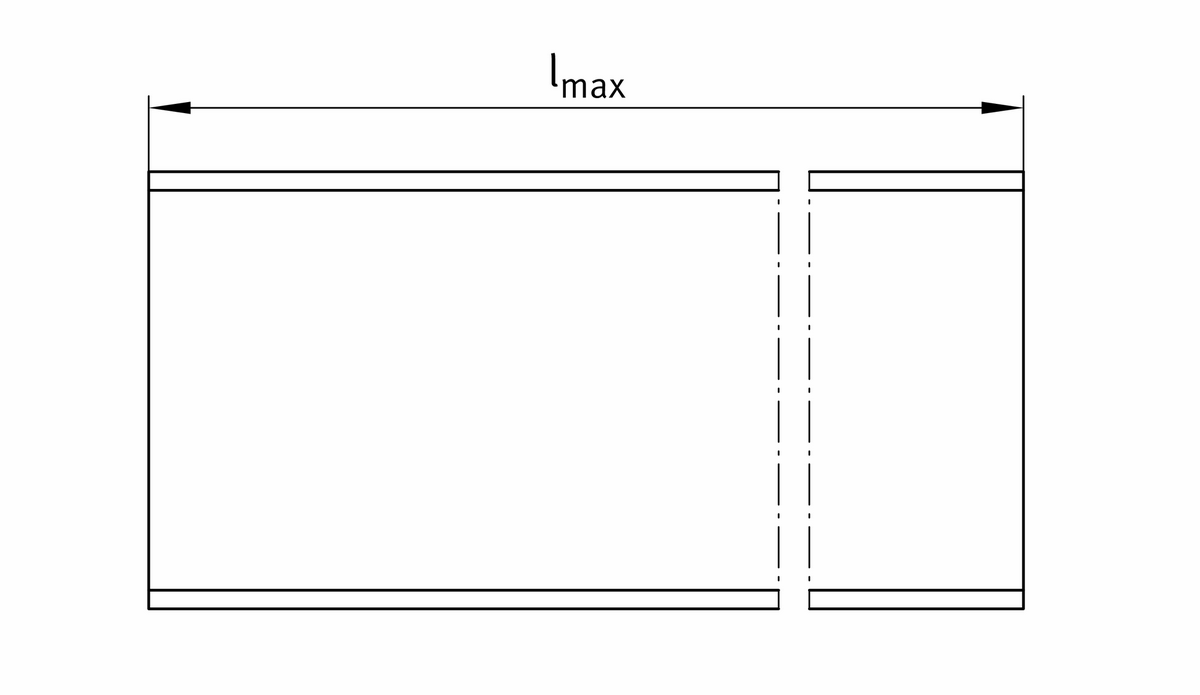 Направляющие рельсы с одной дорожкой качения, для крепления зажимами INA UFK4710