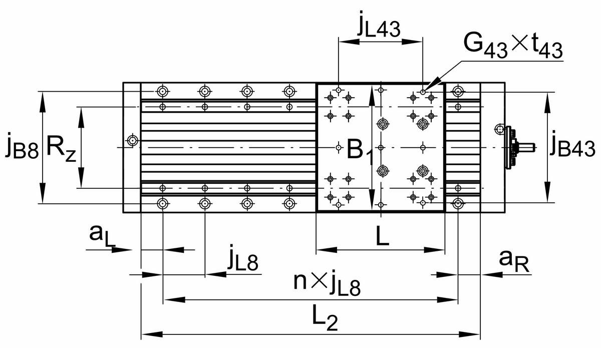 Стол линейного перемещения INA LTP15-185-2010-F-1