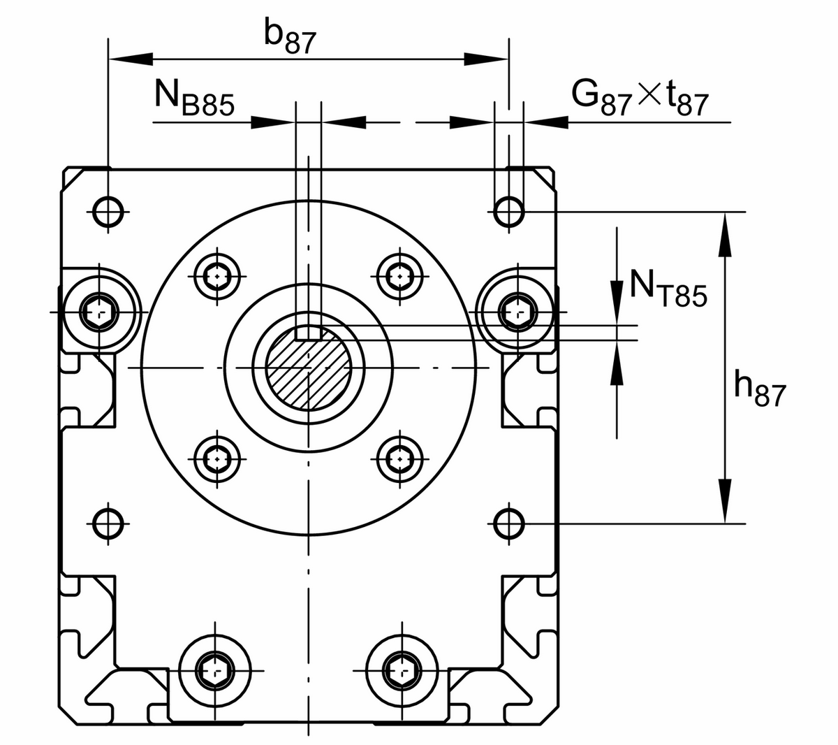 Модуль линейного перемещения INA MKUSE25-200-KGT/5-M