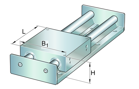 Стол линейного перемещения INA LTS12-85-0