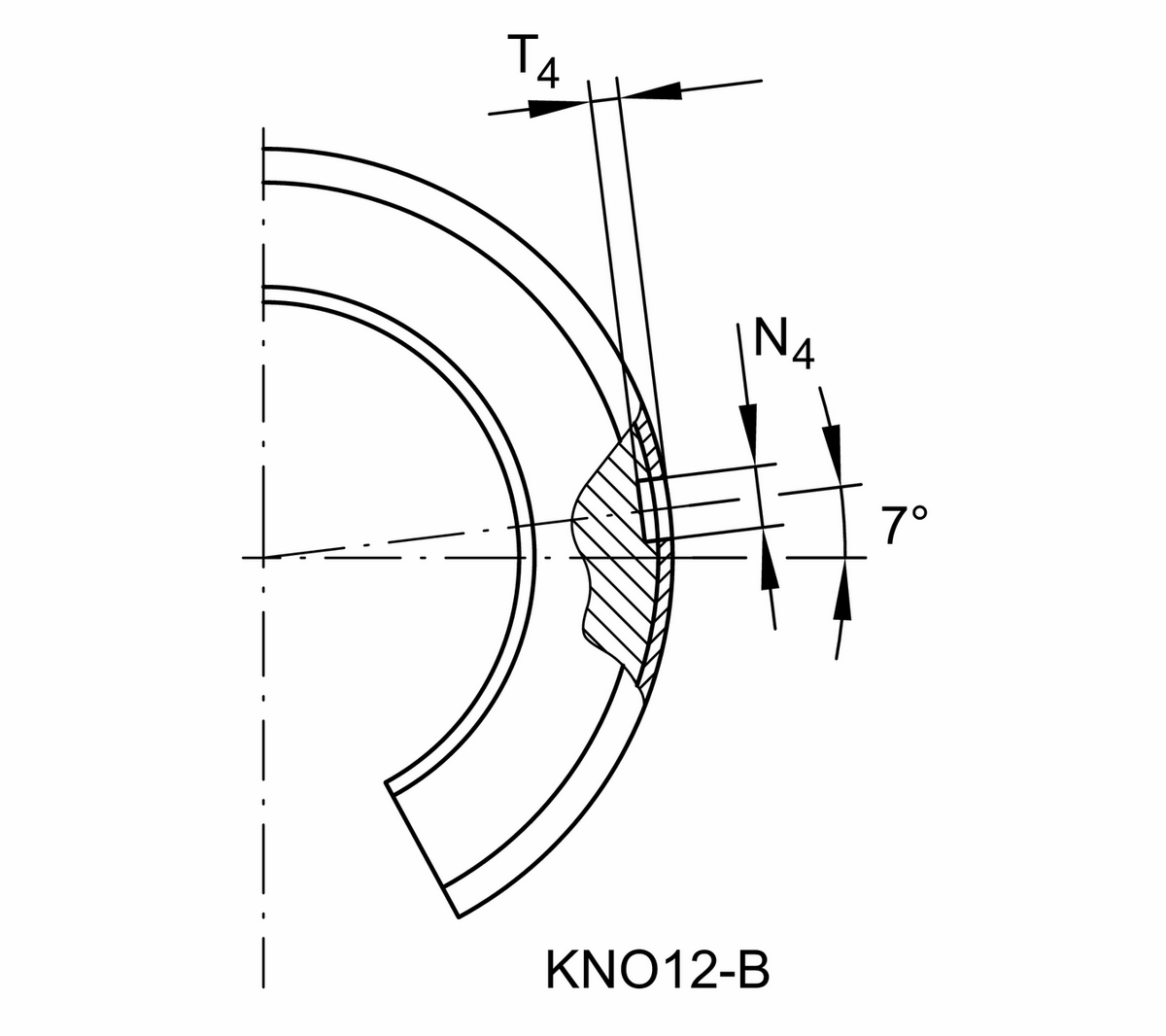 Шарикоподшипник для линейного перемещения INA KNO12-B
