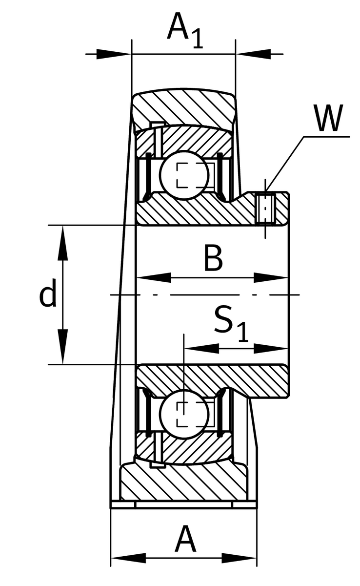 Узел стационарного корпуса PASEY50-XL-N