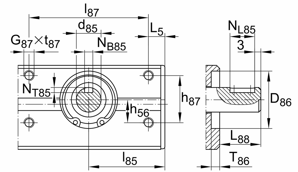 Модуль линейного перемещения INA MLFI25-130-ZR-N