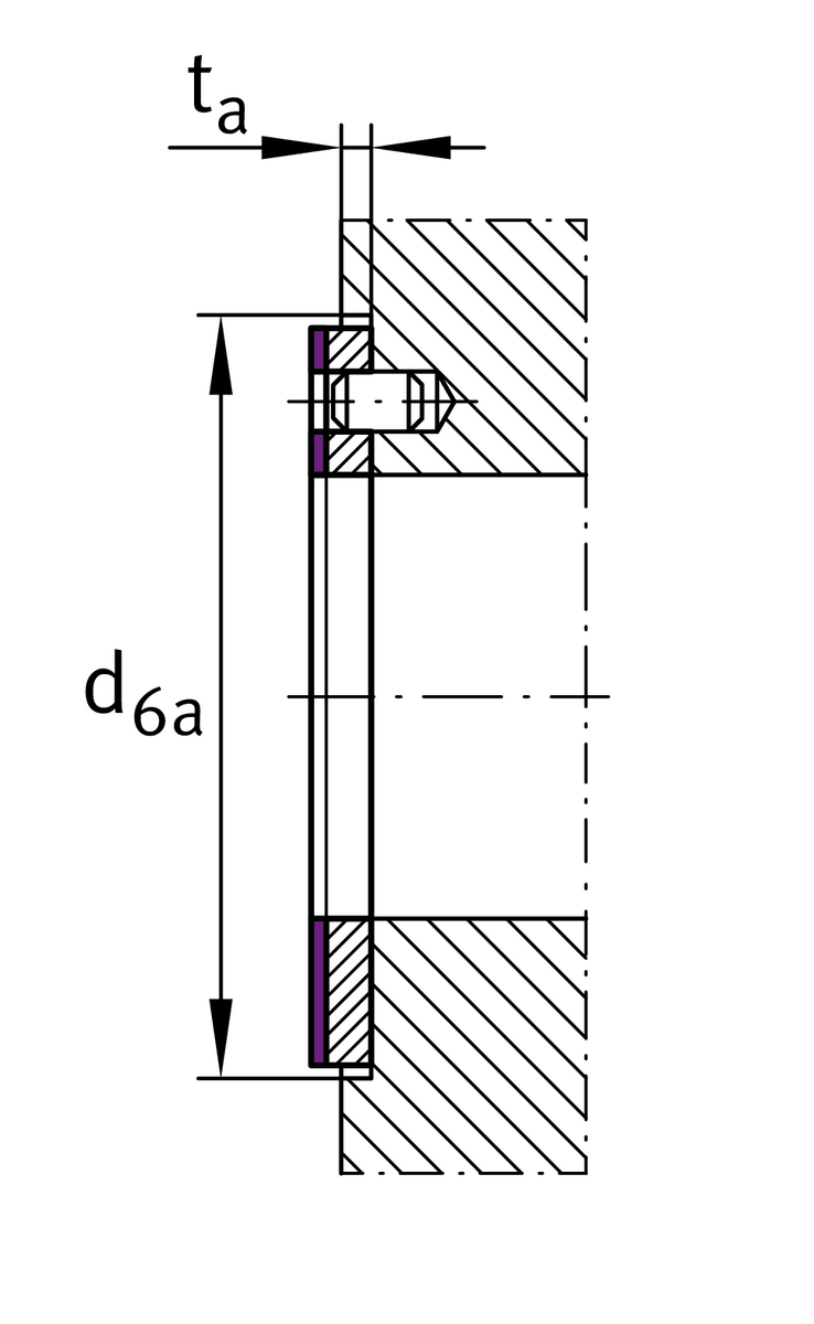 Упорная шайба INA EGW14-E50