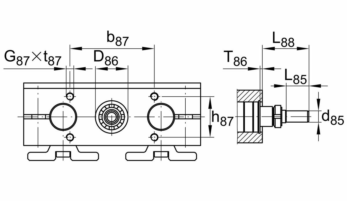 Стол линейного перемещения INA LTS50-280-TR32x6-M-0