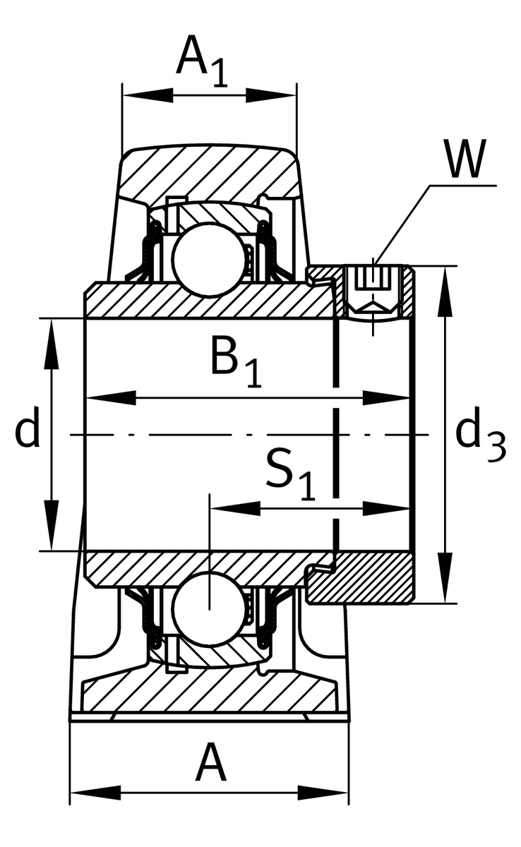 Узел стационарного корпуса RASE20-XL-N (RASE20-N)