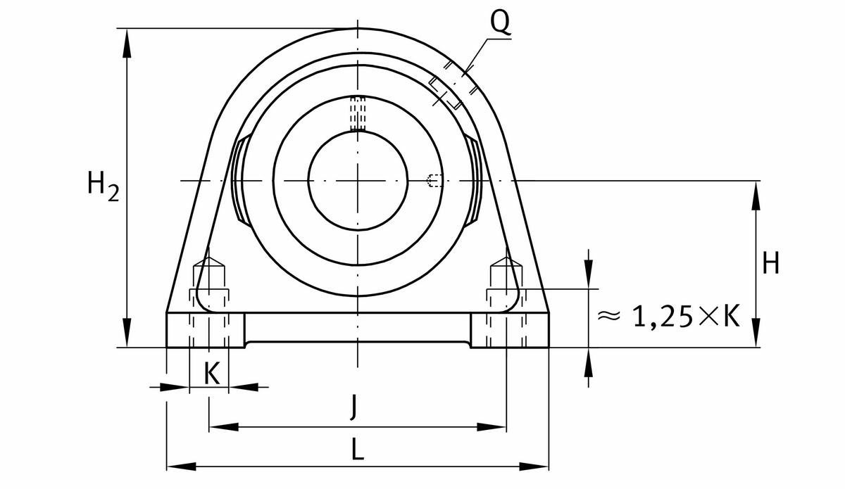 Узел стационарного корпуса PSHE20-XL-N (PSHE20-N)