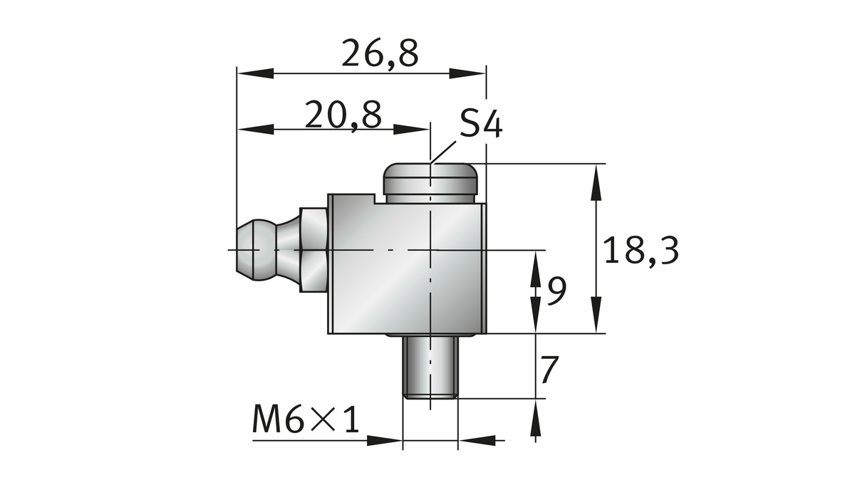 Адаптер смазки INA S62