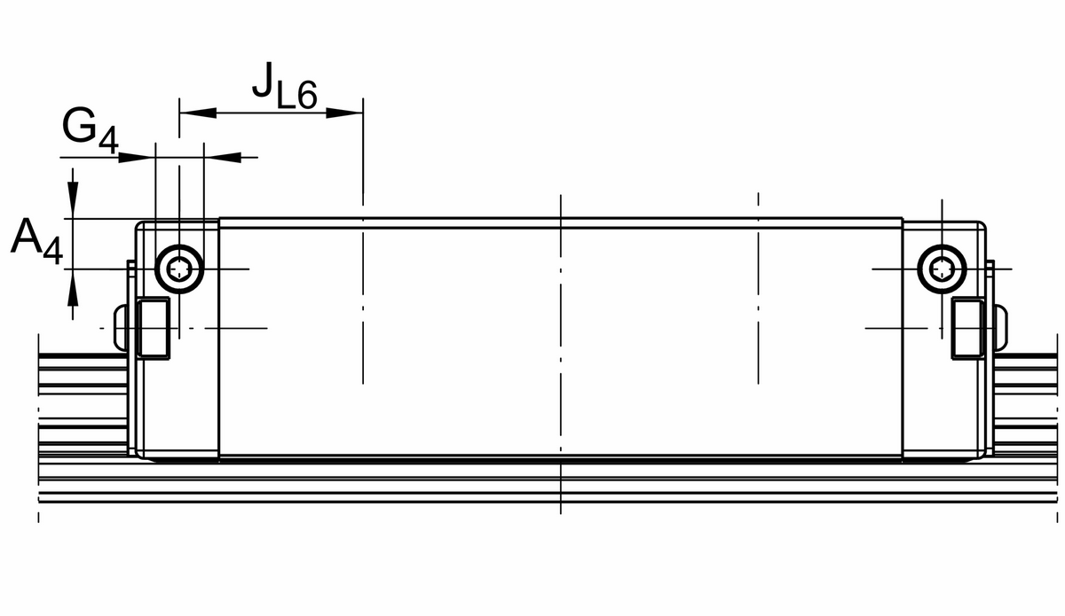 Каретка шариковой линейной направляющей качения с циркуляцией INA KWVE30-B-SNL
