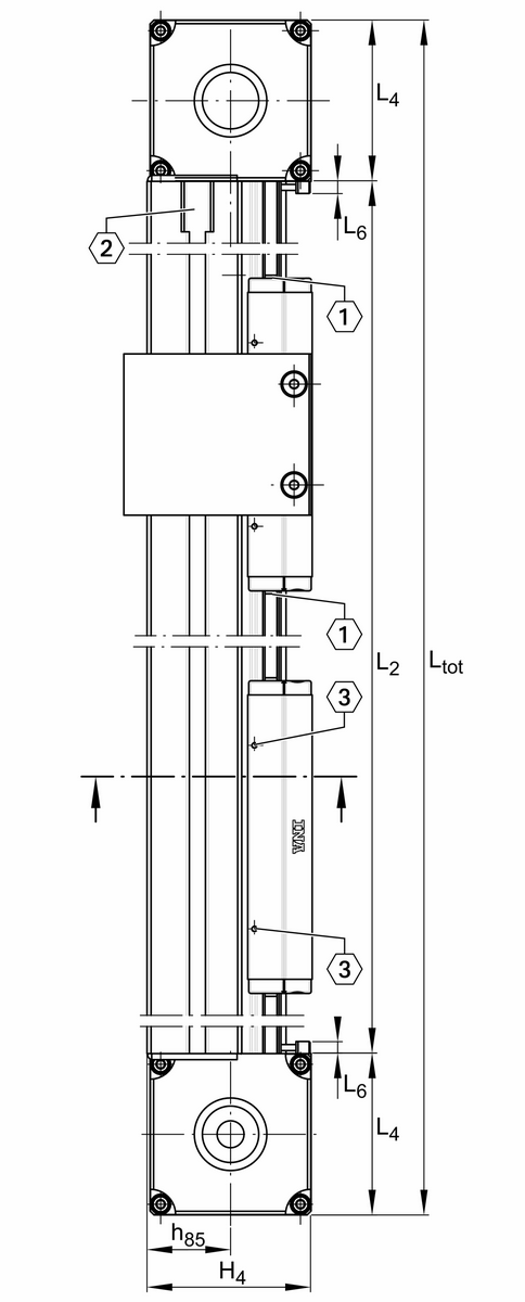 Модуль линейного перемещения INA MKLF32-300-ZR
