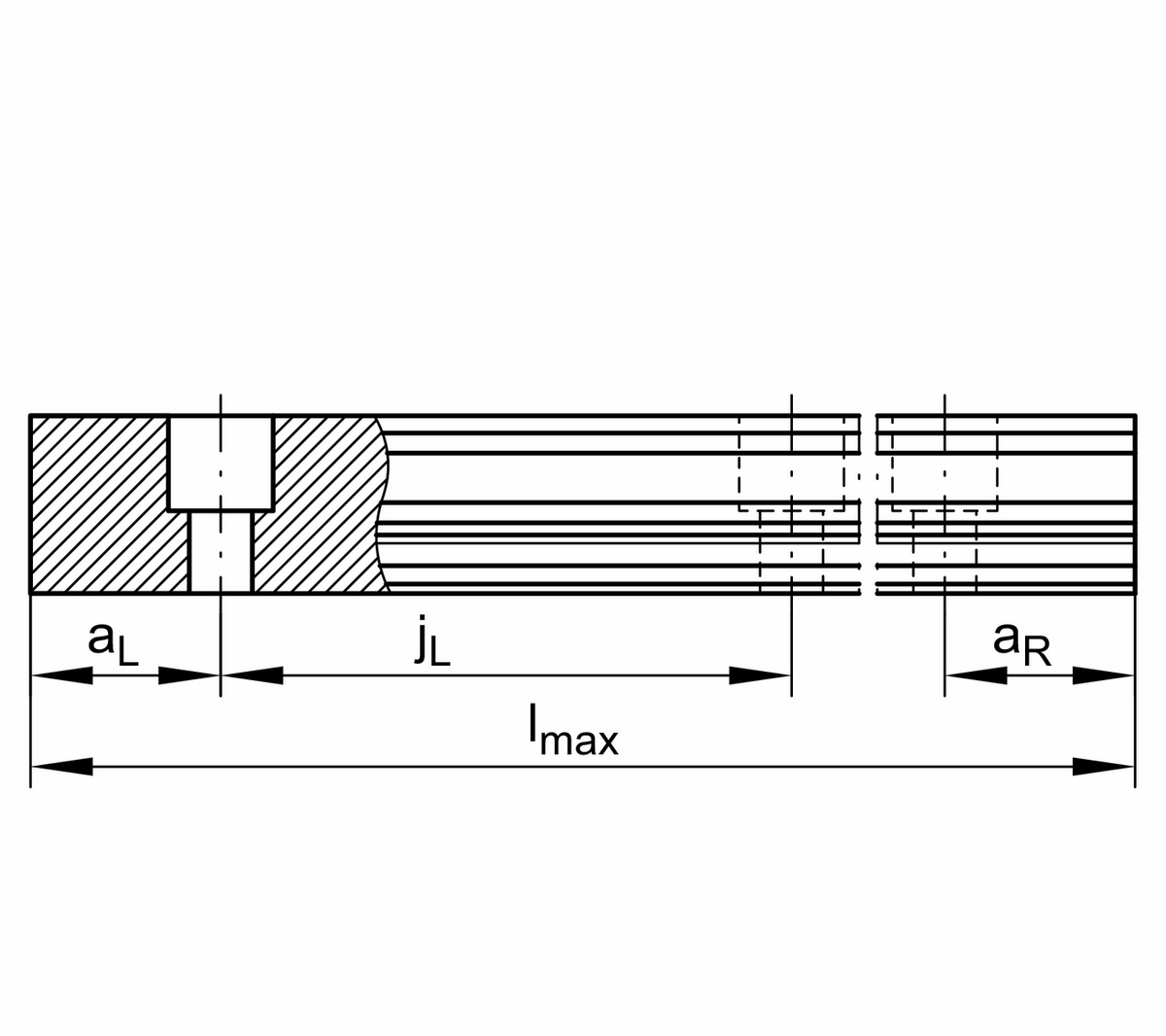 Профильный рельс INA TKVD15-W