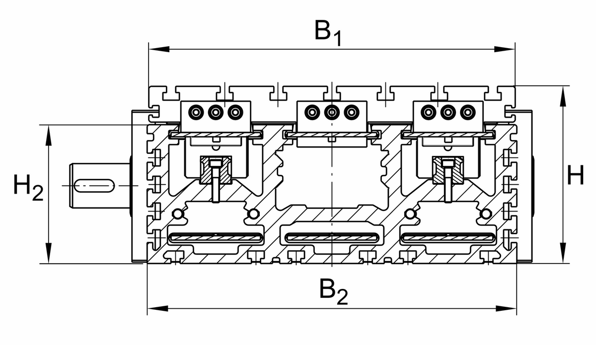 Модуль линейного перемещения INA MDKUVE35-500-3ZR-N