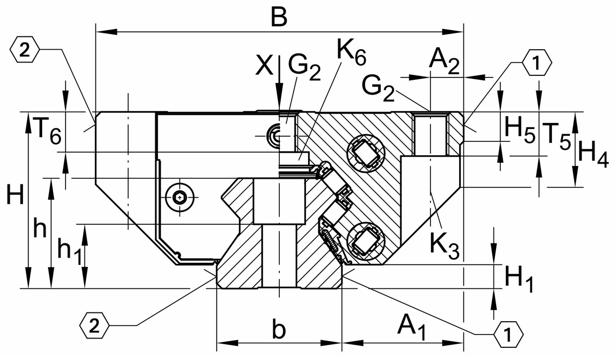 Каретка роликовой линейной направляющей качения с циркуляцией INA RWU25-E