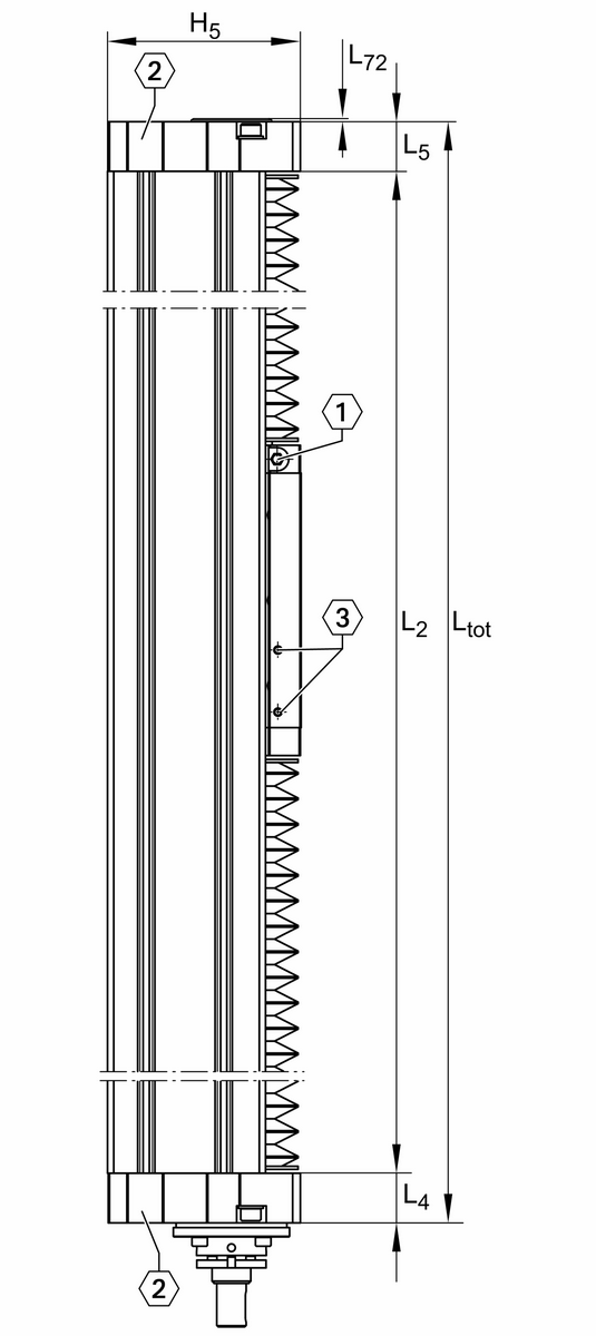 Модуль линейного перемещения INA MKUSE25-200-KGT/5-M