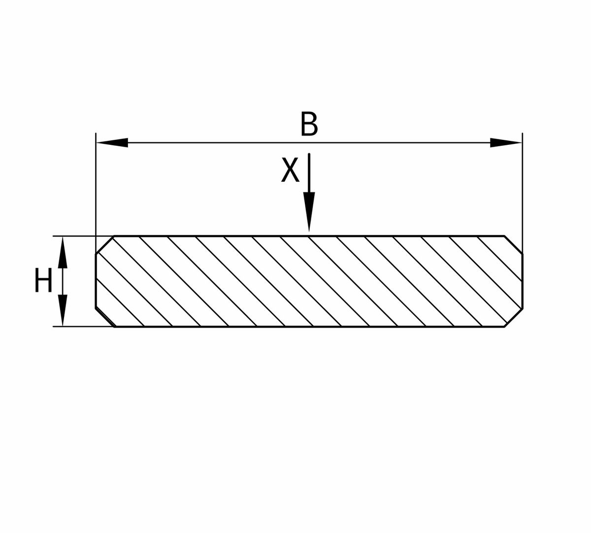 Направляющие рельсы с одной дорожкой качения, для крепления зажимами INA UFK4710