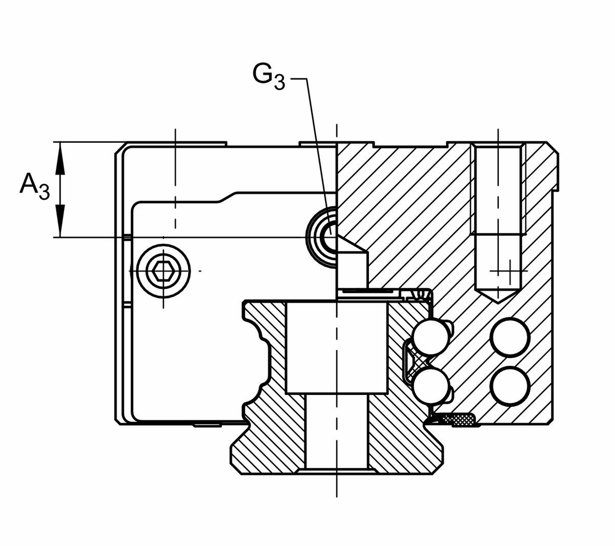 Каретка шариковой линейной направляющей качения с циркуляцией INA KWVE30-B-HL