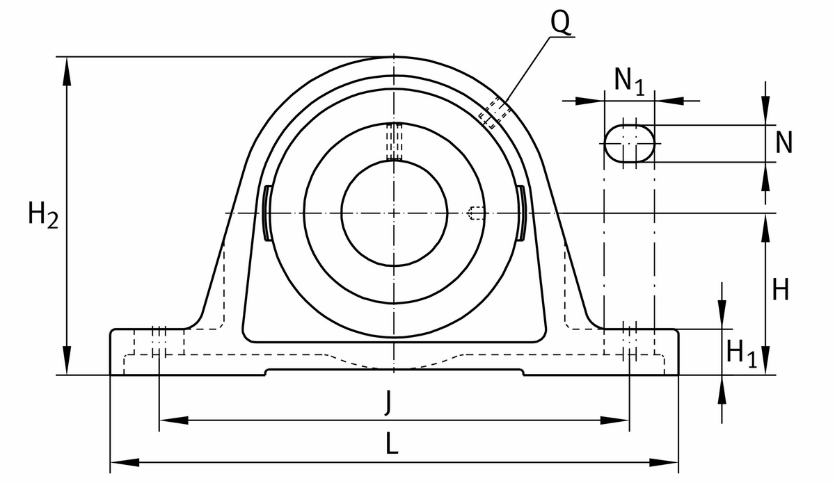 Узел стационарного корпуса PASE30-XL-N