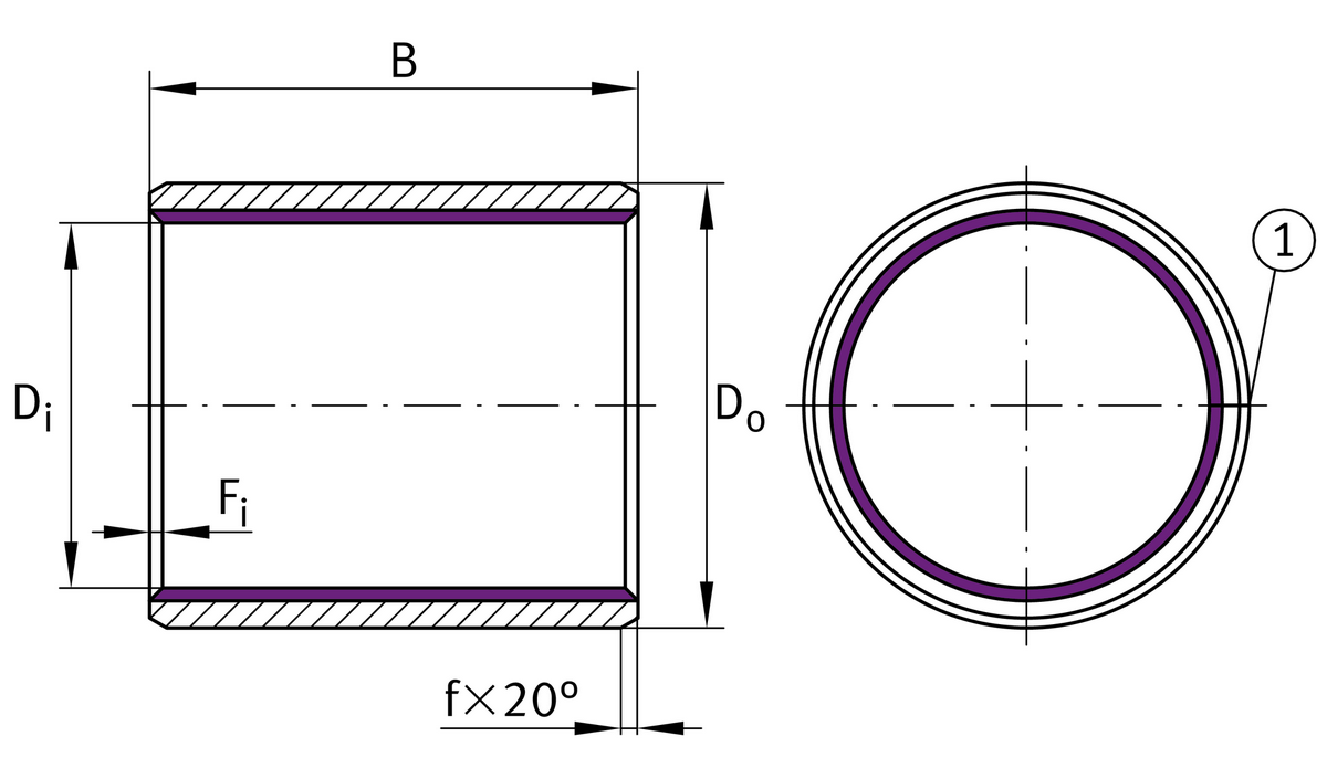 Втулка INA EGBZ1212-E40