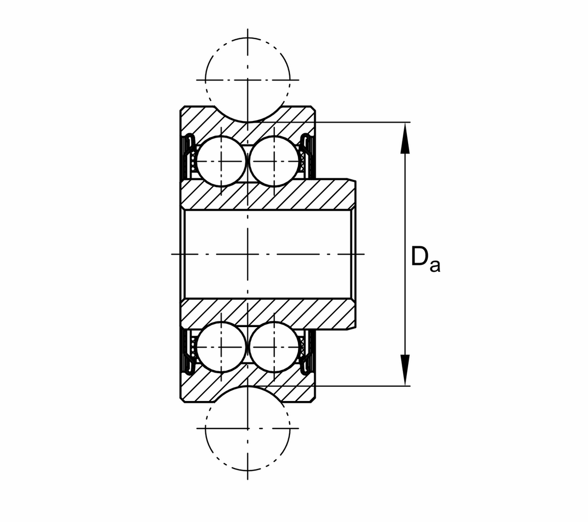 Направляющий ролик INA LFRI50/8-6-2Z