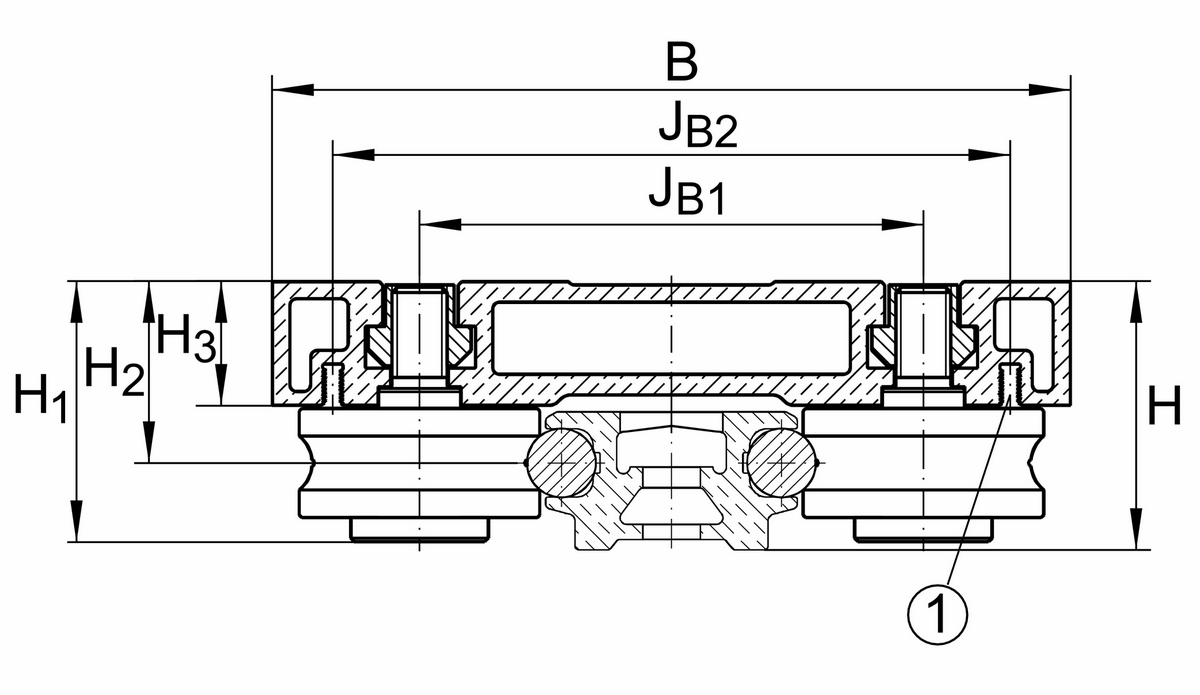 Каретка INA LFCL42