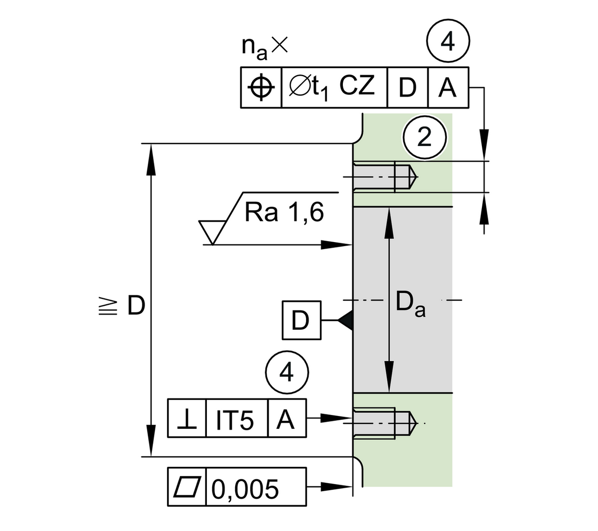 Упорно-радиальный шарикоподшипник INA ZKLF50140-2RS-XL (ZKLF 50140.2RS, ZKLF50140-2RS)