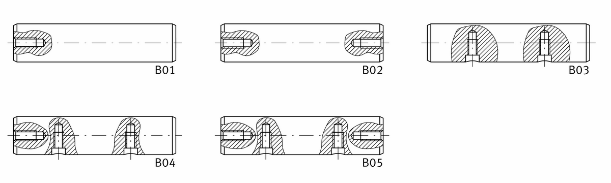 Сплошной вал INA W08-H6-X90
