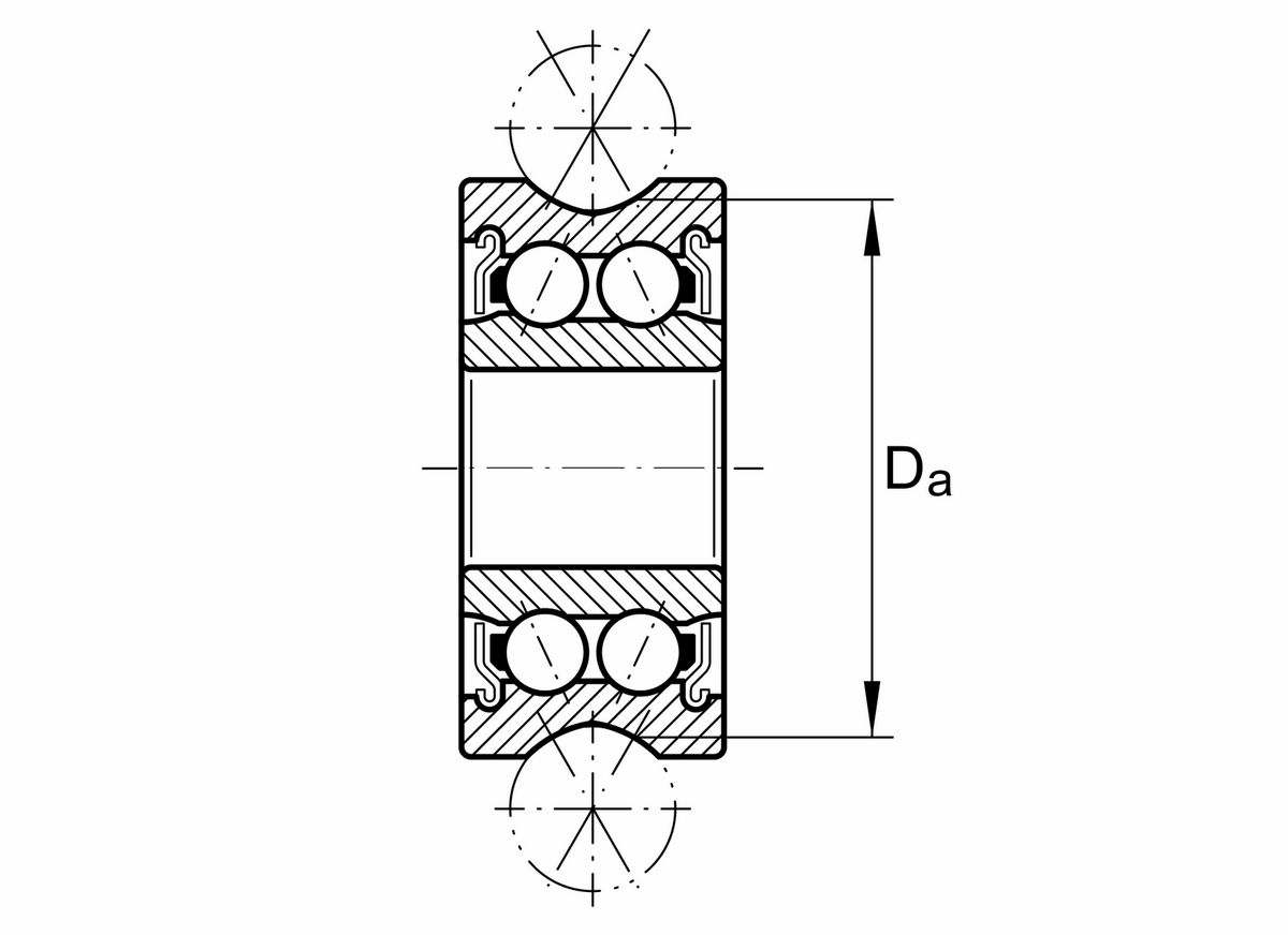 Направляющий ролик INA LFR5206-25-2Z
