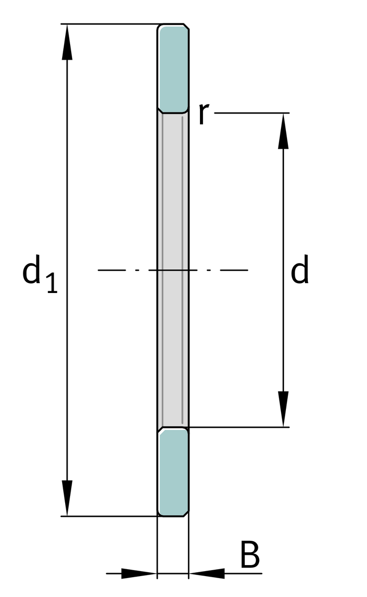 Тугое кольцо INA WS89430