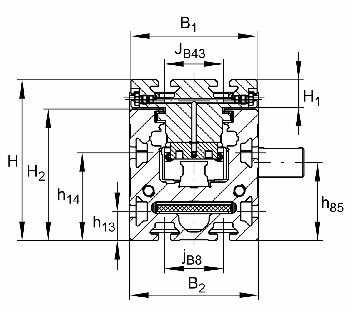 Модуль линейного перемещения INA MKUVE20-500-C-LN-ZR-N