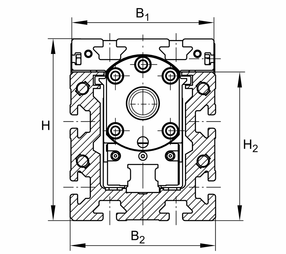Модуль линейного перемещения INA MKKUVE20-200-KGT/5-FM-N