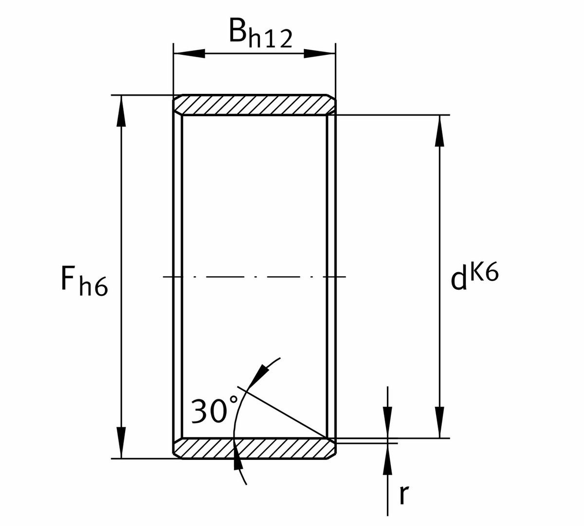 Внутреннее кольцо INA LR20X25X20,5 (LR 20X25X20, 5)