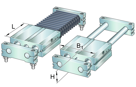 Стол линейного перемещения INA LTE40-230-A-1