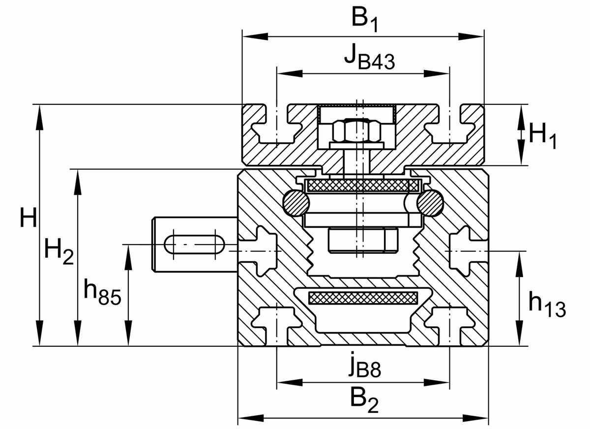 Модуль линейного перемещения INA MLFI25-130-ZR-N