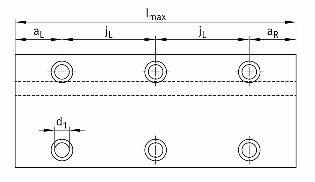 Направляющие рельсы с тремя дорожками качения INA UZ6628