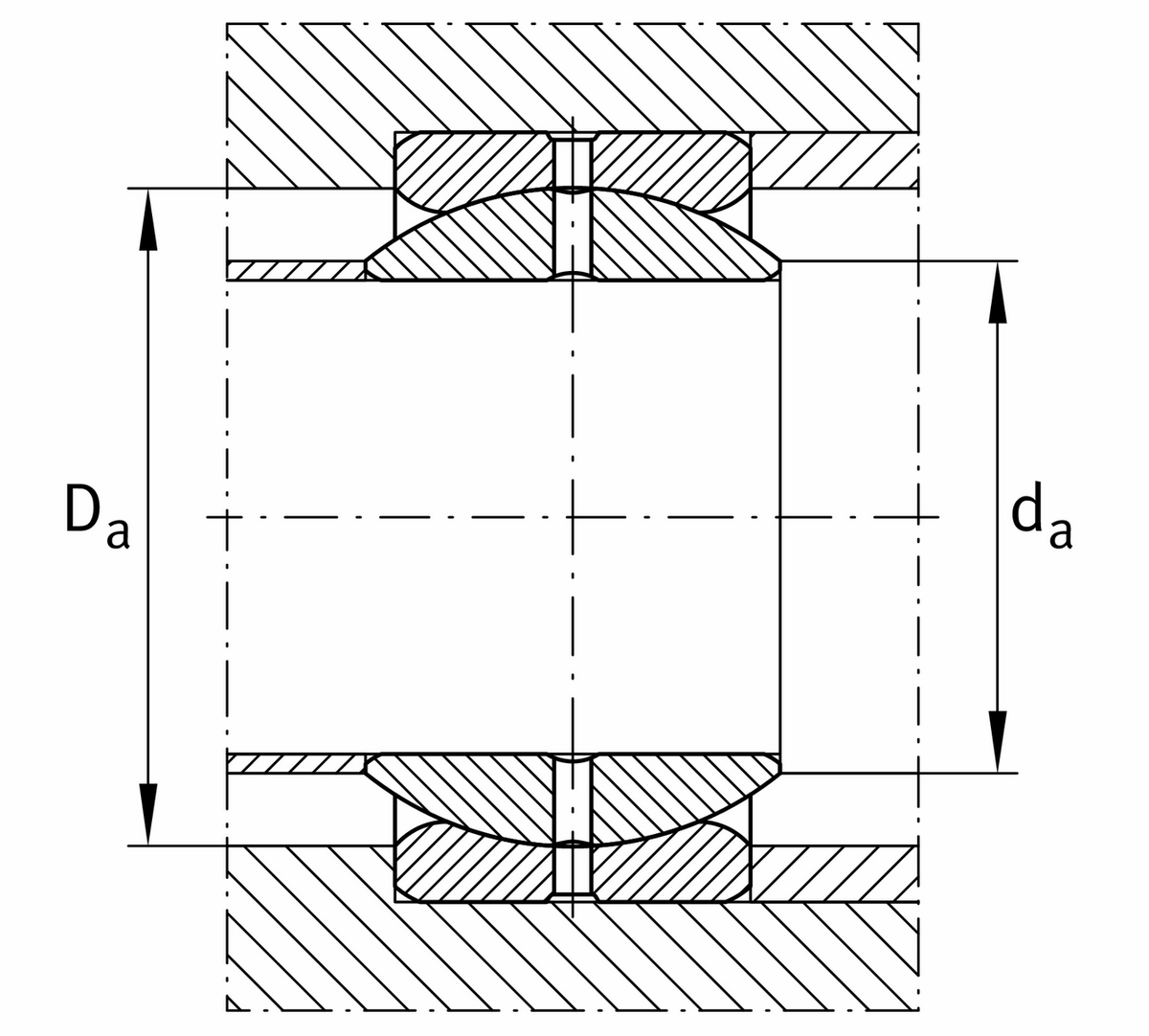 Сферический шарнирный подшипник INA GE101-ZO-2RS-E