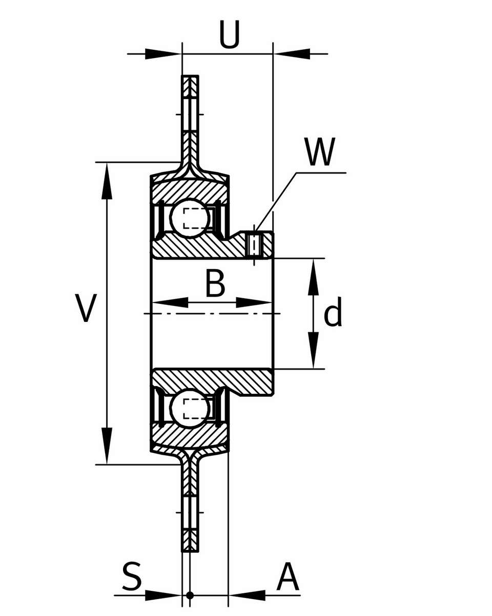 Фланцевый корпус INA RATY15-XL (RATY15)