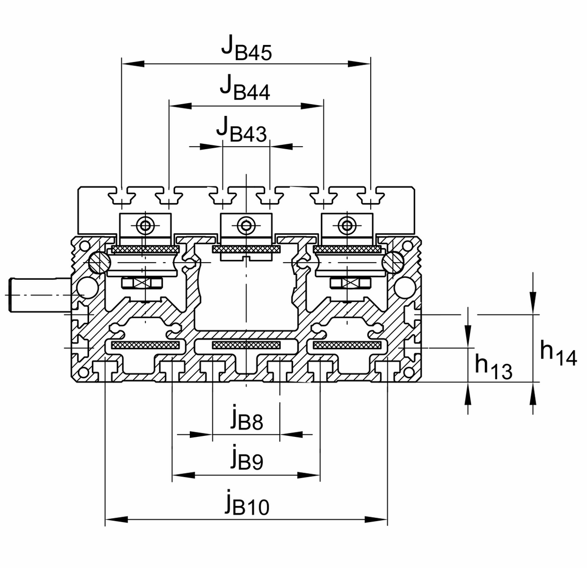 Модуль линейного перемещения INA MLFI200-500-3ZR-N