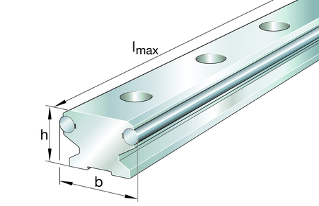 Направляющий рельс INA LFS52-EE