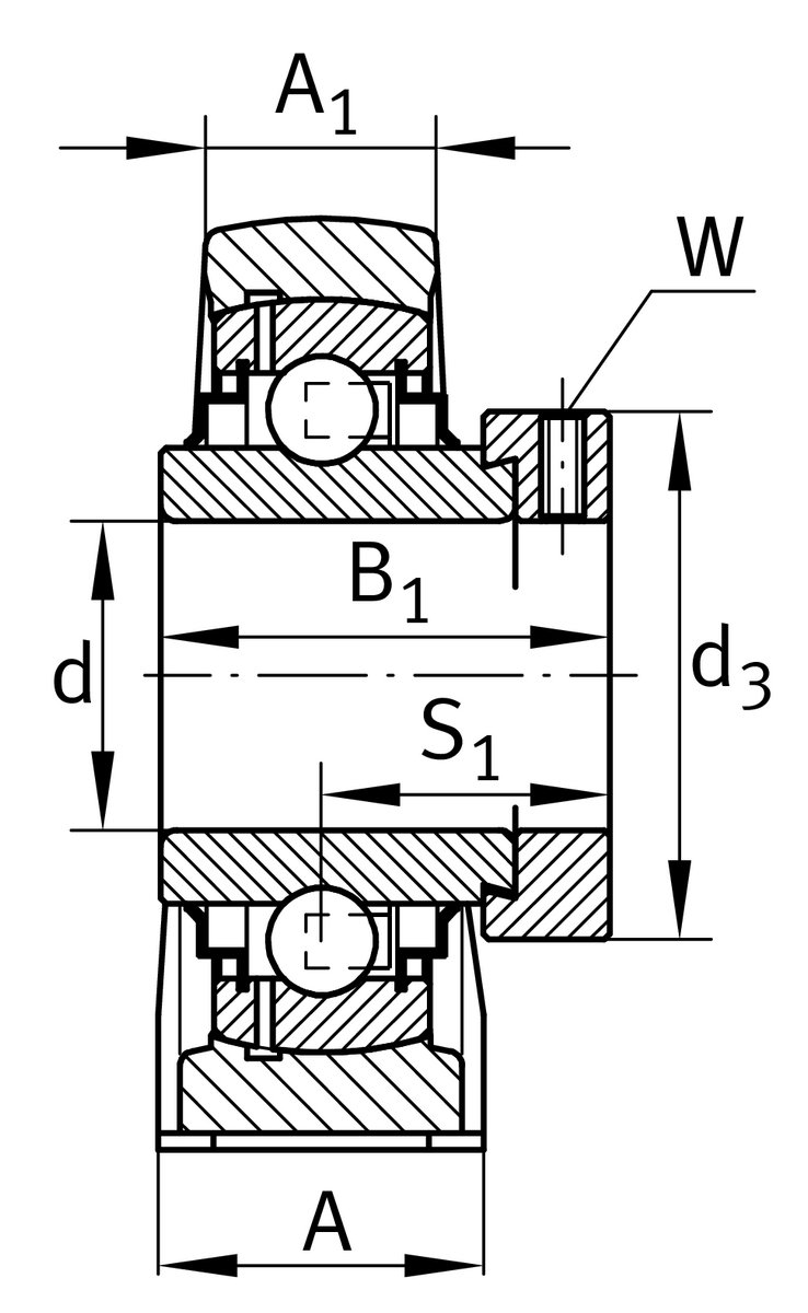 Узел стационарного корпуса RSHE17-XL (RSHE17)