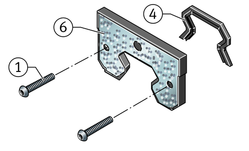 Набор принадлежностей INA KIT.RWU55-E-A-OS-340