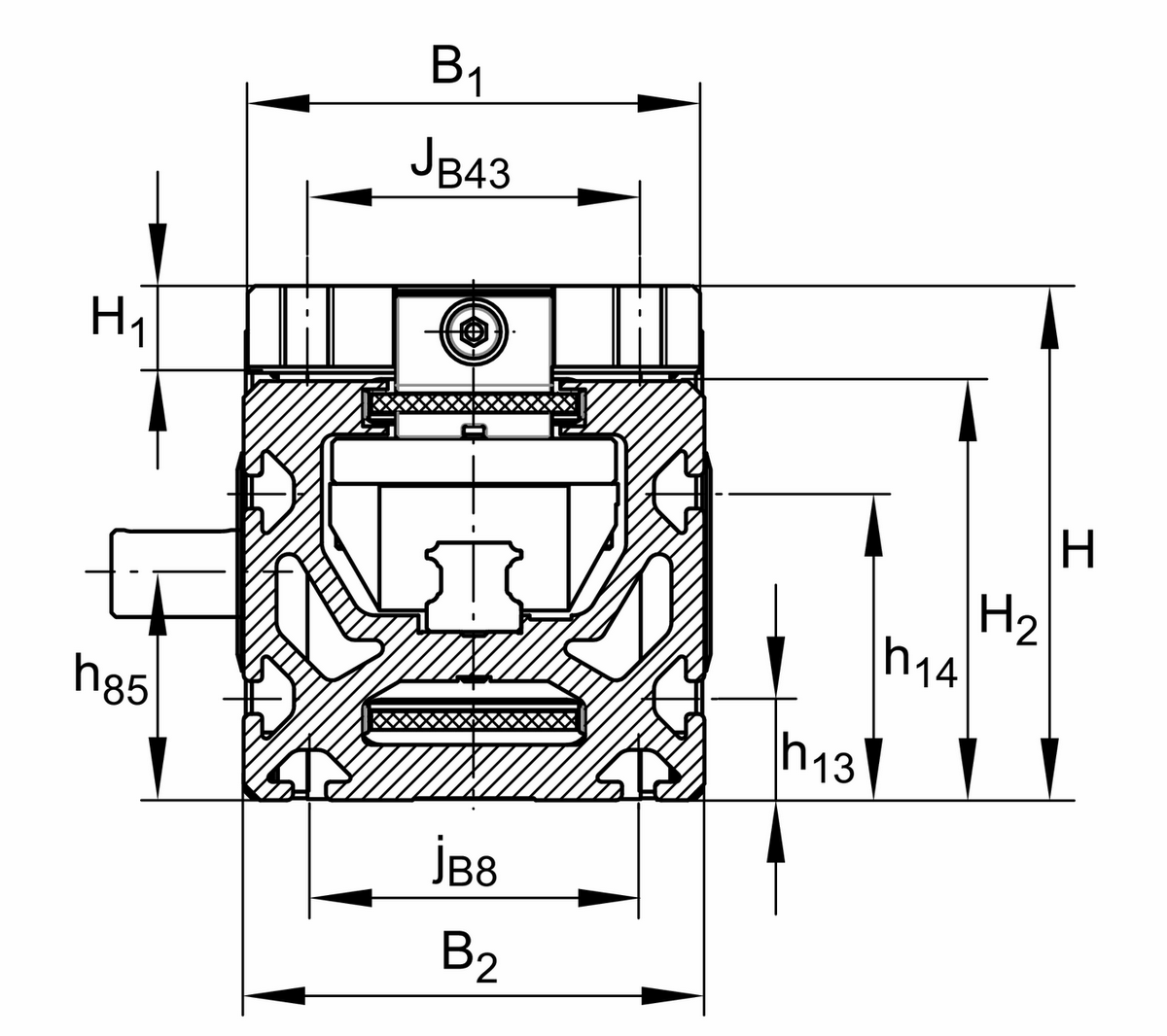 Модуль линейного перемещения INA MKUSE25-250-ZR