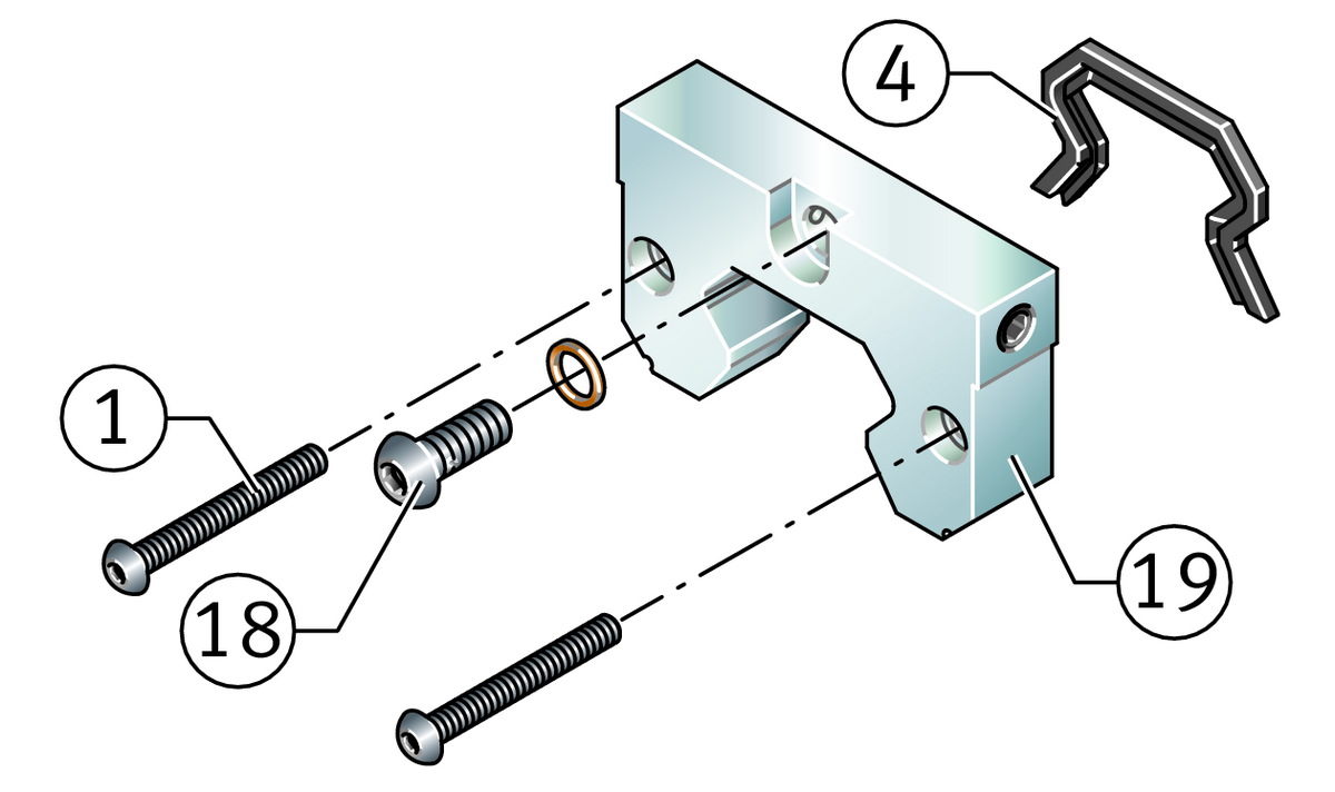 Набор принадлежностей INA KIT.RWU55-E-A-OS-614