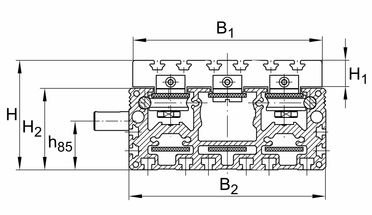 Модуль линейного перемещения INA MLFI200-500-3ZR-N