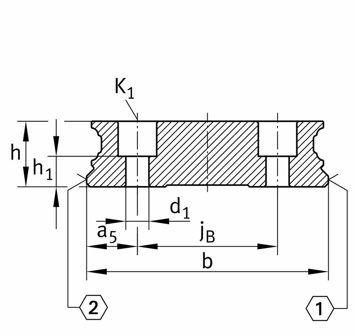 Профильный рельс INA TKVD15-W