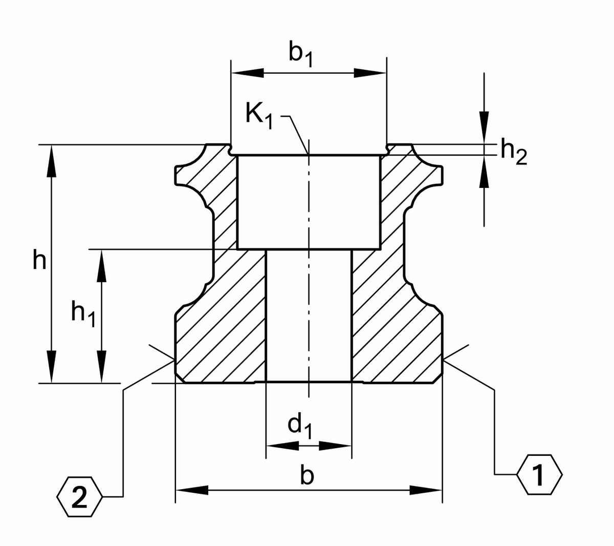 Профильный рельс INA TKSD25-ADE