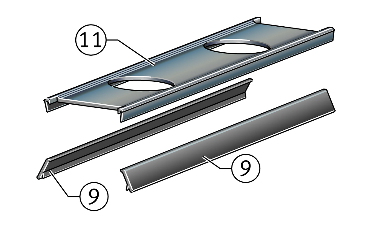 Набор принадлежностей INA KIT.RWU45-E-910