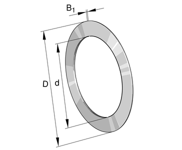 Кольцо упорного подшипника INA AS2035