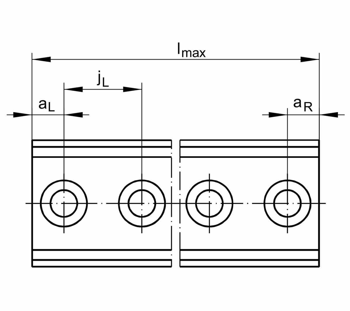 Направляющий рельс INA LFS42-CE