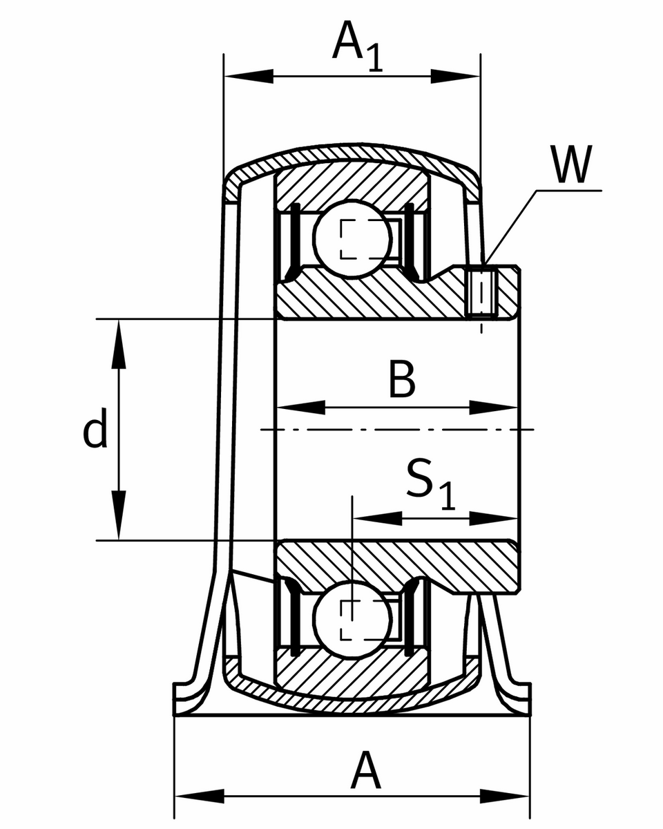 Узел стационарного корпуса PBY15-XL (PBY15)