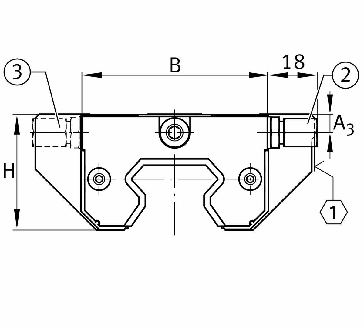 Набор принадлежностей INA KIT.RWU65-E-A-OS-611